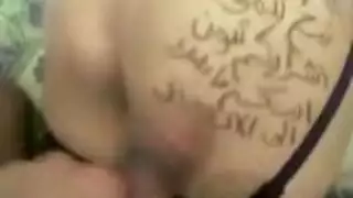 تمثيلية أخت مثيرة: محجبة ونيك شرجي مزدوج