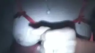 الجميع على متن قطار الجلسة الإباحية مع سروال داخلي أحمر