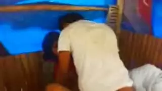 محجبة أندونيسية قحبة في منزل عائلي
