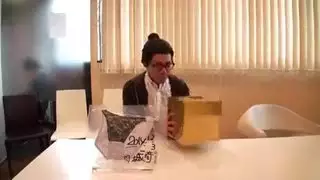 فتيات مهاجرات مثيرات في حركة جماعية شديدة