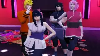 هنتاي صريح: شرج مزدوج مع فتيات الأنيمي المثيرة