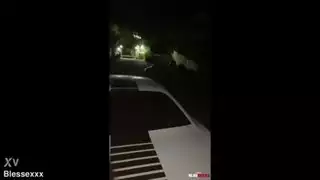 شريط جنسي في الشارع مع المارة