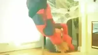 مثير في سن المراهقة الأبنوس نشر كس